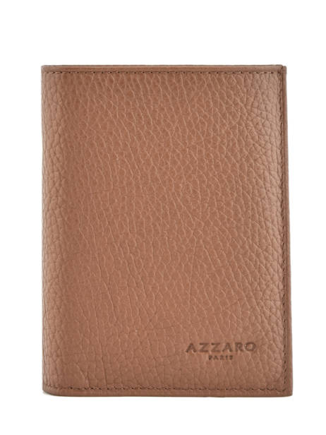 Portefeuille Cuir Azzaro Marron trigger AZ903156