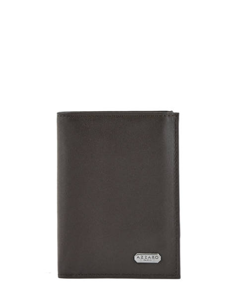 Wallet Leather Azzaro Brown maverick AZ451071