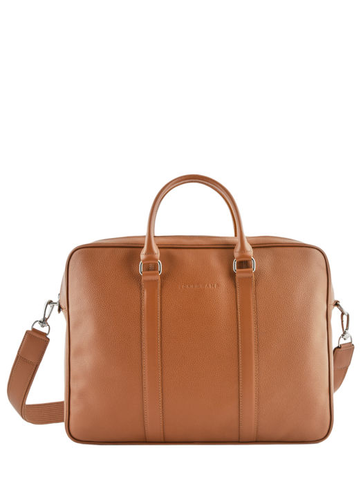 Longchamp Le foulonné Briefcase Brown