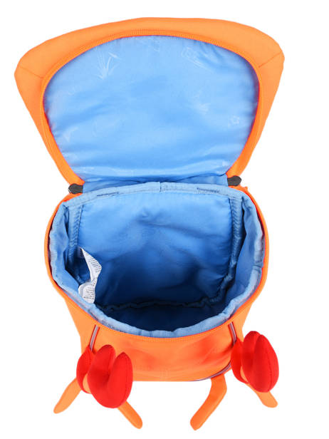 Sac à Dos 1 Compartiment Affenzahn Orange small friends NES1 vue secondaire 5