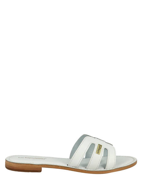 Mules Damia En Cuir Les tropeziennes Blanc women DAMIA vue secondaire 1