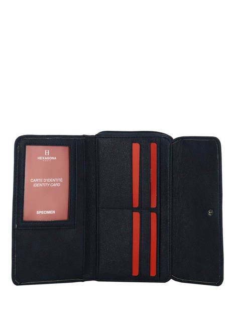 Continental Wallet Hexagona Blue gracieuse 317257 other view 1