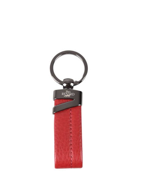 Porte-clefs Cuir Yves renard Rouge foulonne 2328