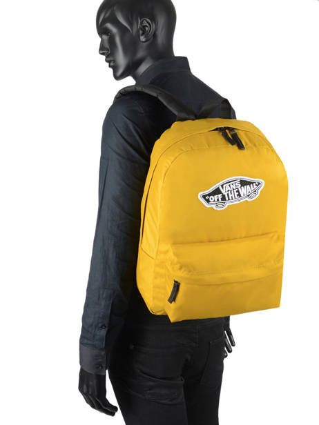 1 Compartment Backpack Vans Yellow backpack VN0A3UI6 other view 2