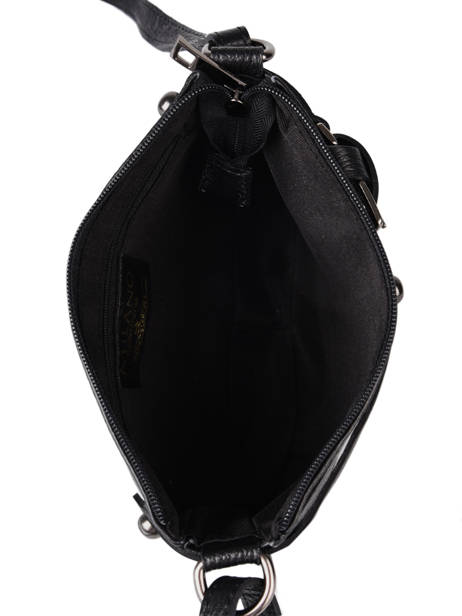 Sac Bandoulière Caviar Cuir Milano Noir caviar G1421N vue secondaire 4