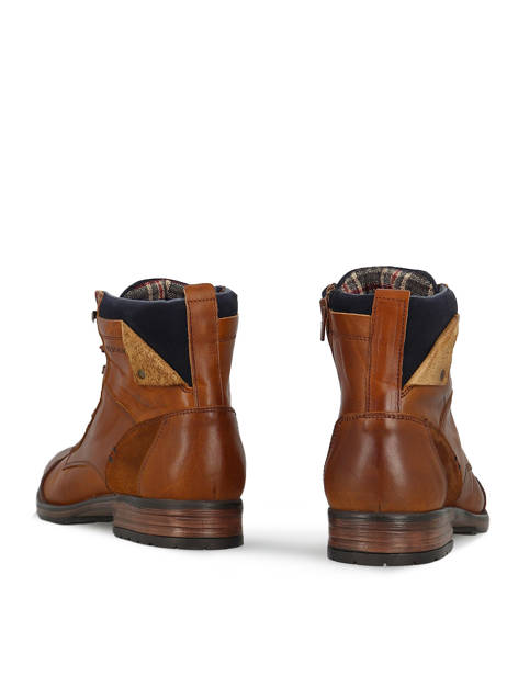 Bottines Yani En Cuir Redskins Marron men YANI vue secondaire 3