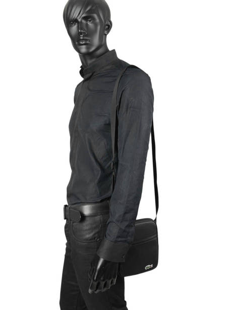 Sac Bandoulière Lcst Lacoste Noir lcst NH3307LV vue secondaire 2