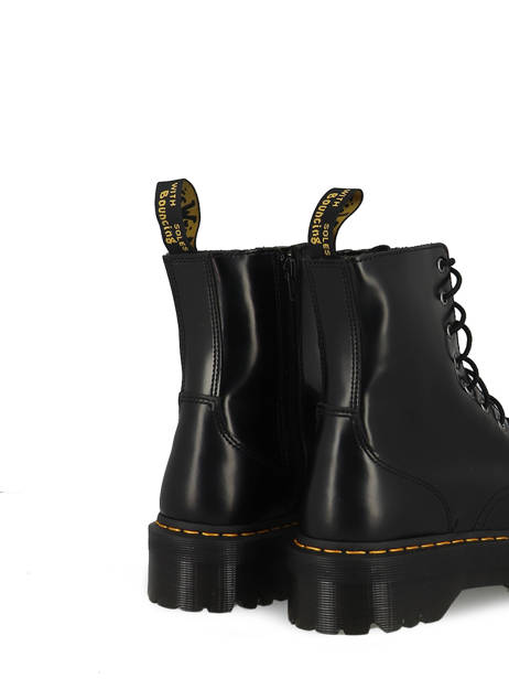 Boots Jadon Semelles Compensées Cuir Dr martens Noir unisex 15265001 vue secondaire 3