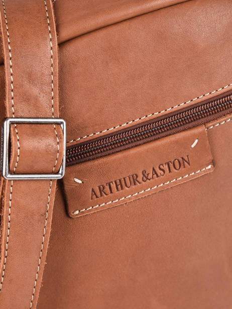 Pochette Homme Arthur & aston Marron johany 10 vue secondaire 1