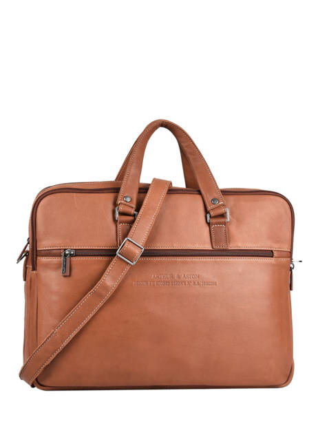 Briefcase Arthur 3 Compartments Arthur & aston Brown johany 5 other view 3