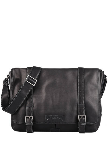 Leather Messenger Bag Arthur Arthur & aston Black johany 15