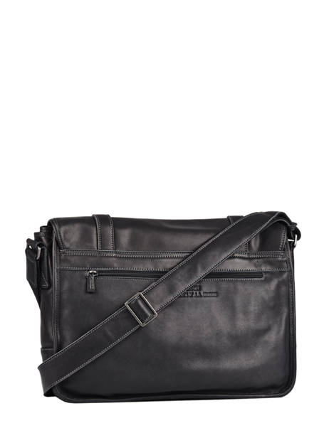 Leather Messenger Bag Arthur Arthur & aston Black johany 15 other view 3