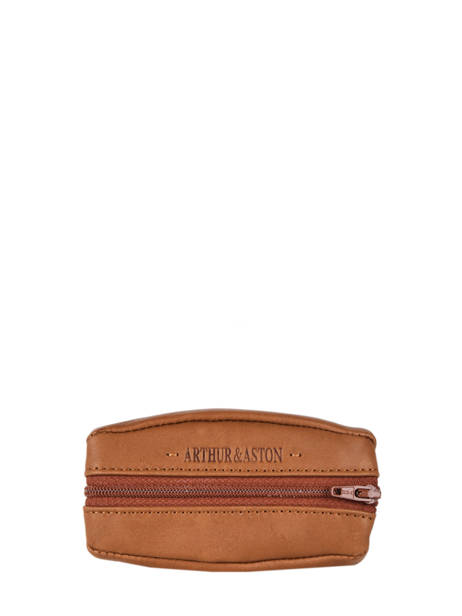 Porte-monnaie Arthur Cuir Arthur & aston Marron johany 209