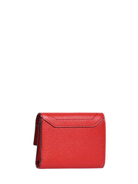 Compact Leather Wallet Ninon Lancel Red ninon A10296 other view 2