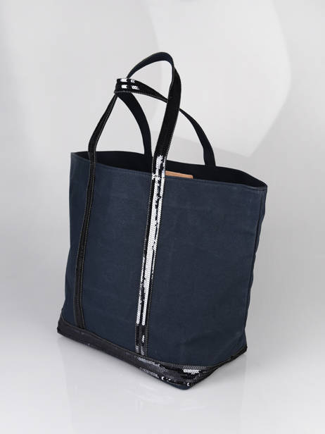 Large Le Cabas Tote Bag Sequins Vanessa bruno Blue cabas 1V40315 other view 1