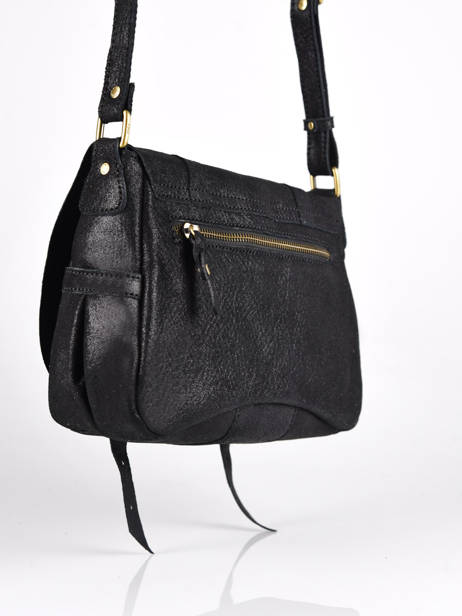 Sac Bess New Glit Cuir Mila louise Noir vintage 3017NG vue secondaire 2