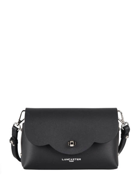 Sac Bandoulière City Flore Cuir Lancaster Noir pur & element city 48