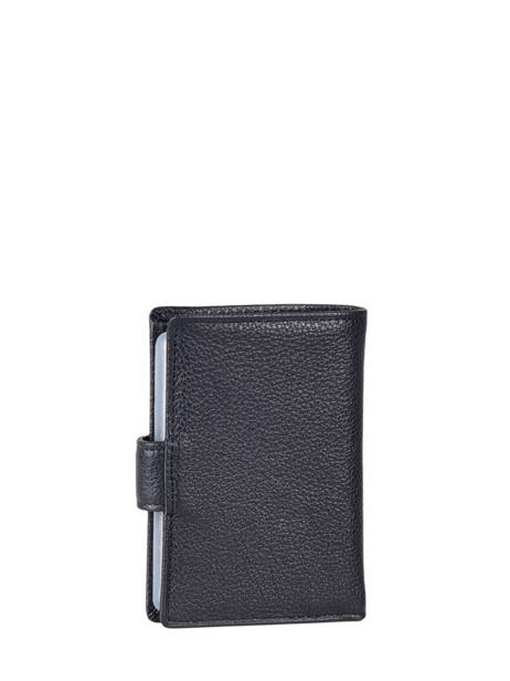 Porte-cartes Cuir Hexagona Bleu confort 467254 vue secondaire 2
