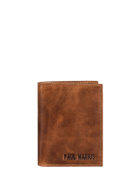 Leather Marius Wallet Paul marius Brown vintage MARIUS