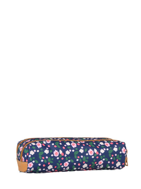 Pencil Case 2 Compartments Tann's Blue les fantaisies f 21-12261 other view 2
