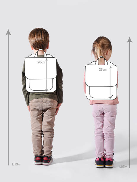 Mini Backpack Kipling Blue back to school 253 other view 1