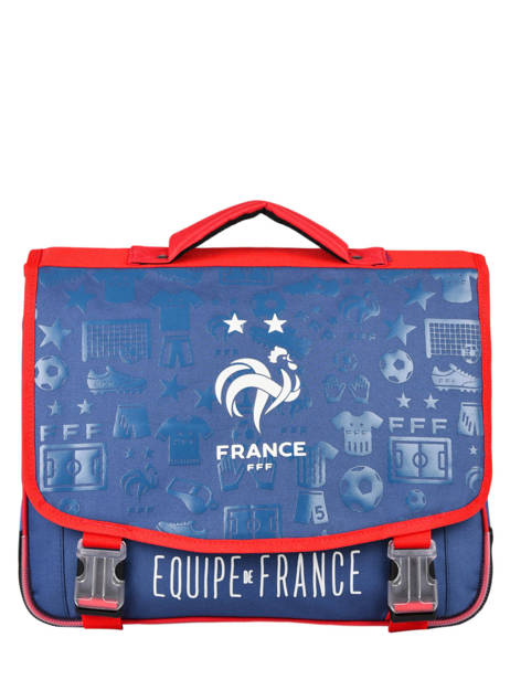 Cartable 2 Compartiments Federat. france football Bleu le coq 203X203S