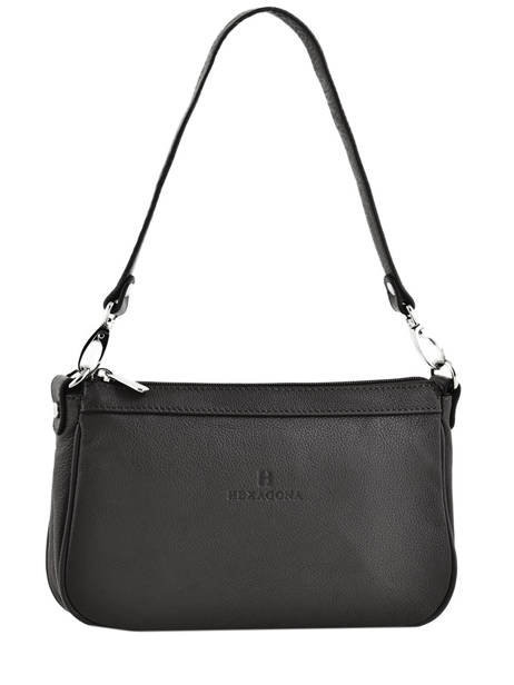 Sac Bandoulière Confort Cuir Hexagona Noir confort 462348