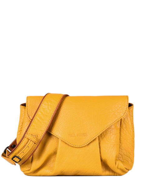 Sac Suzon M Cuir Paul marius Jaune vintage M