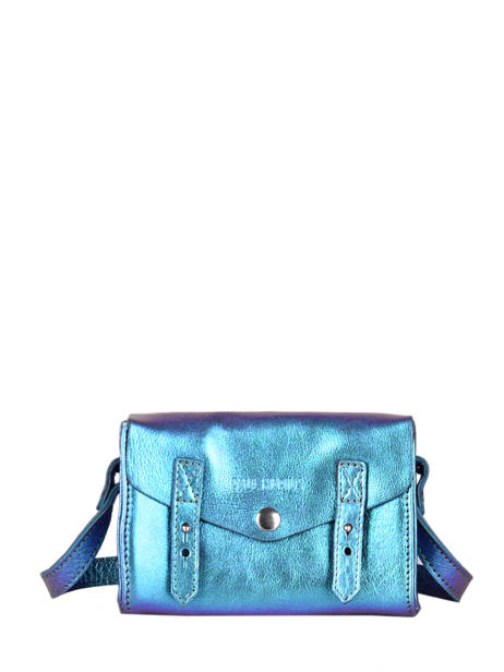 Le Mini Indispensable Scarabee Cuir Paul marius Bleu scarabee MINISCA vue secondaire 1