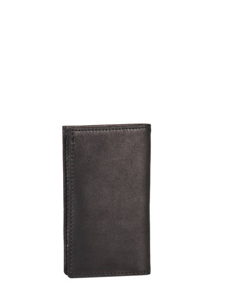 Leather Oil Cardholder Etrier Black oil EOIL06B other view 3