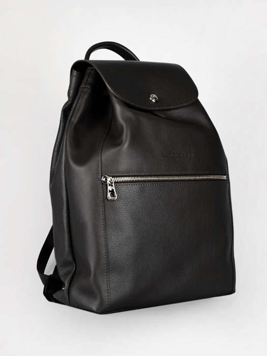 Longchamp Le foulonné Backpack Black