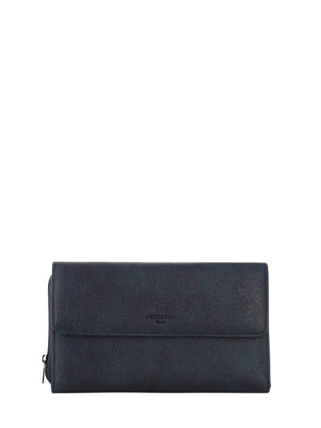 Continental Wallet Hexagona Blue gracieuse 317257