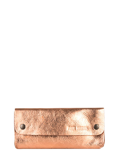 Pouch Leather Paul marius Pink vintage TROUSSE