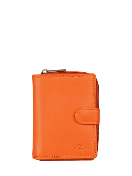 Wallet Leather Katana Orange marina 753052