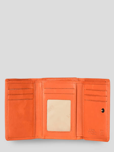 Leather Marina Wallet Katana Orange marina 753078 other view 1