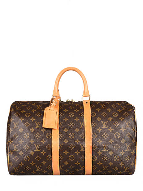 Sac De Voyage D'occasion Louis Vuitton Keepall 45 Monogrammé Brand connection Marron louis vuitton 87