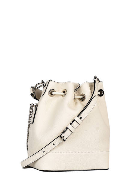 Small Leather Bucket Bag Ninon Lancel Beige ninon A10922 other view 5