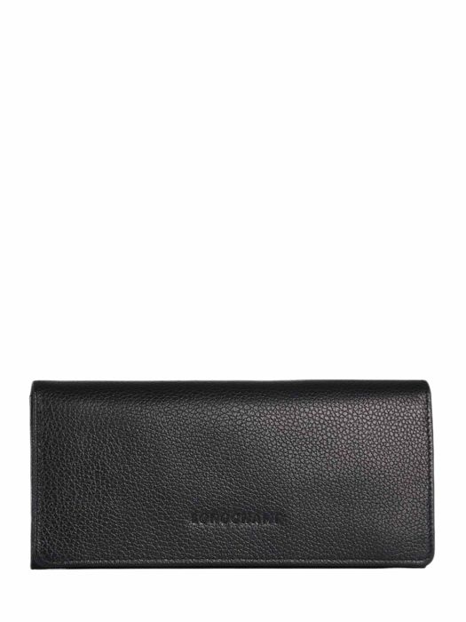 Longchamp Le foulonné Wallet Black