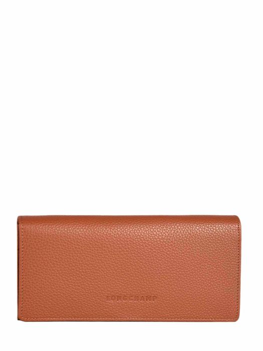 Longchamp Le foulonné Wallet Brown
