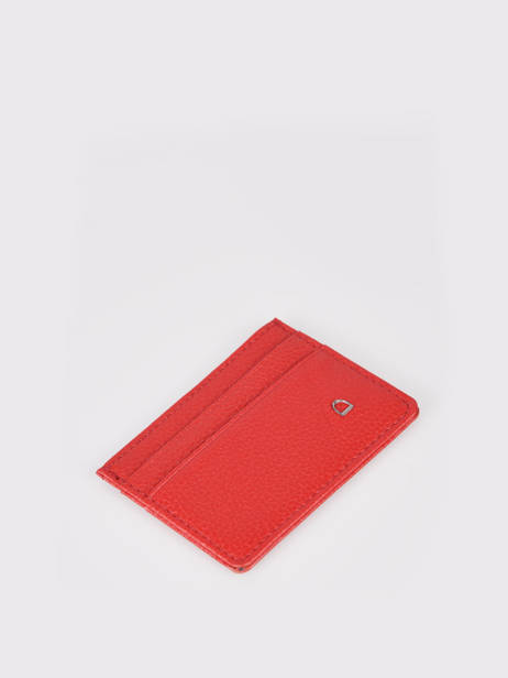 Porte-cartes Madras Cuir Etrier Rouge madras EMAD011 vue secondaire 1