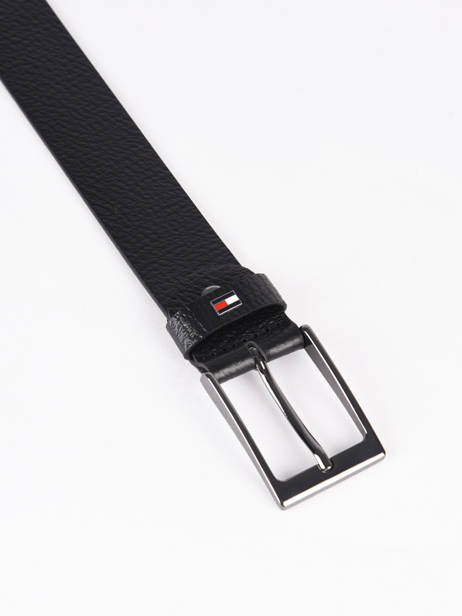 Ceinture Homme Cuir Tommy hilfiger Noir belt AM0847Z vue secondaire 2