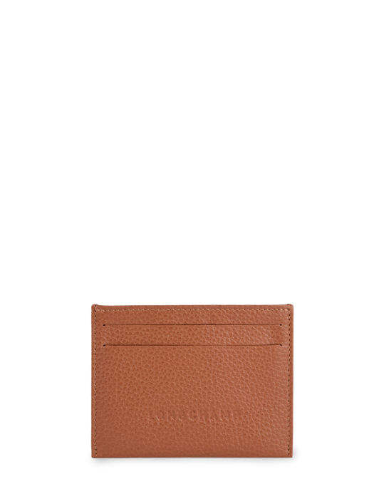 Longchamp Le foulonné Bill case / card case Brown
