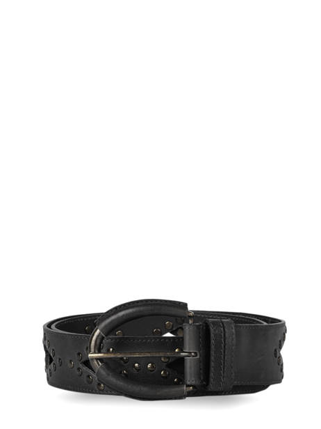 Ceinture Femme Venita Cuir Pieces Noir belt 17123133