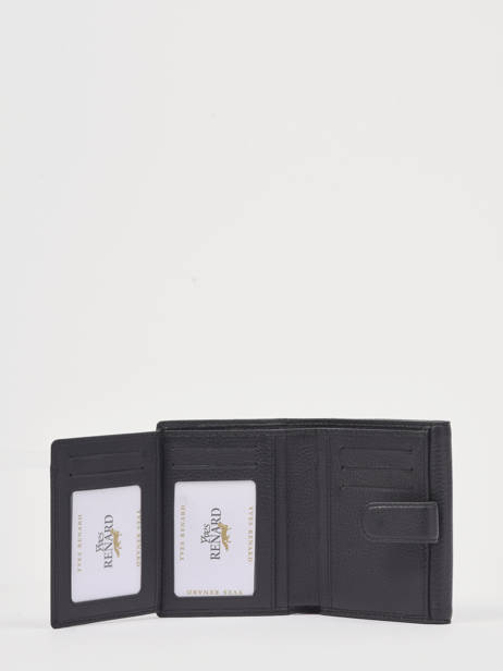 Leather Foulonné Wallet Yves renard Black foulonne 29482 other view 1