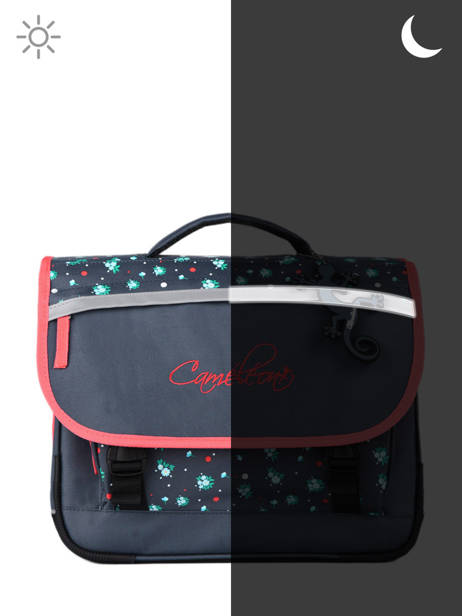 Satchel 2 Compartments Cameleon Blue actual PBBACA35 other view 8