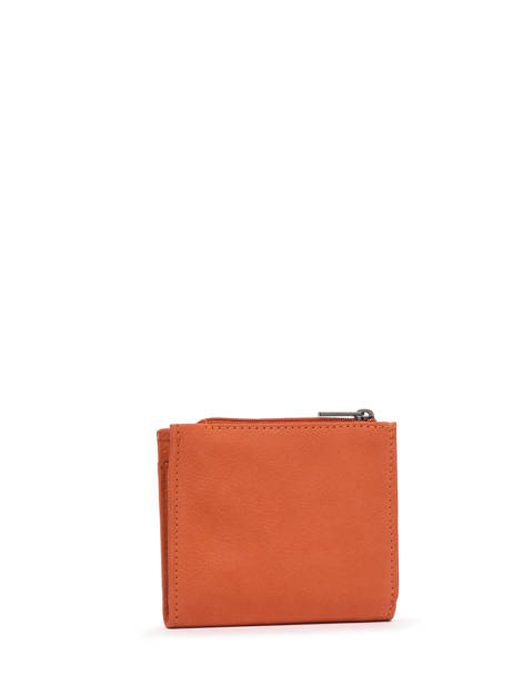 Porte-monnaie Etincelle Nubuck Cuir Etrier Orange etincelle nubuck EETN810 vue secondaire 2