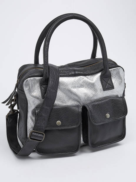 Sac Ledandy Argento Cuir Paul marius Argent argento DANDYARG vue secondaire 2