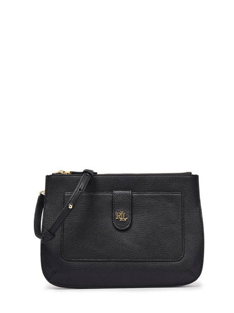 Leather Jamey Crossbody Bag Lauren ralph lauren Black merrimack 31862248