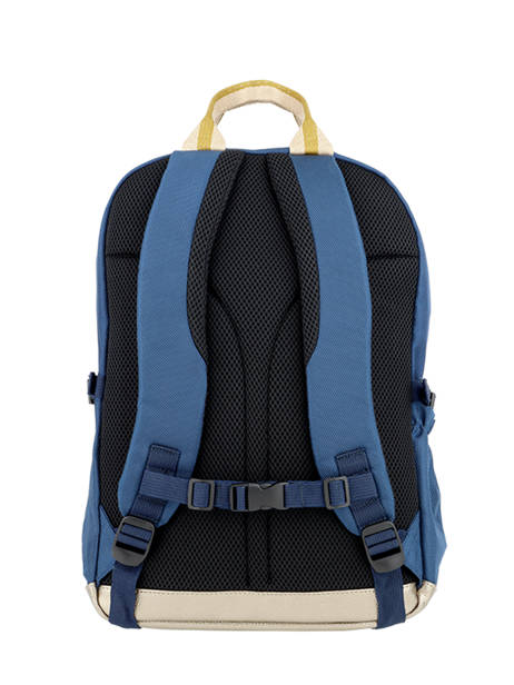 1 Compartment Backpack Caramel et cie Blue boheme FI other view 5