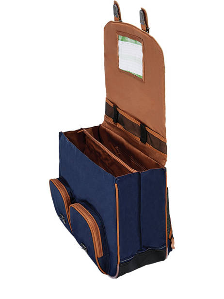 Cartable 2 Compartiments Tann's Vert les fantaisies g 41127 vue secondaire 1